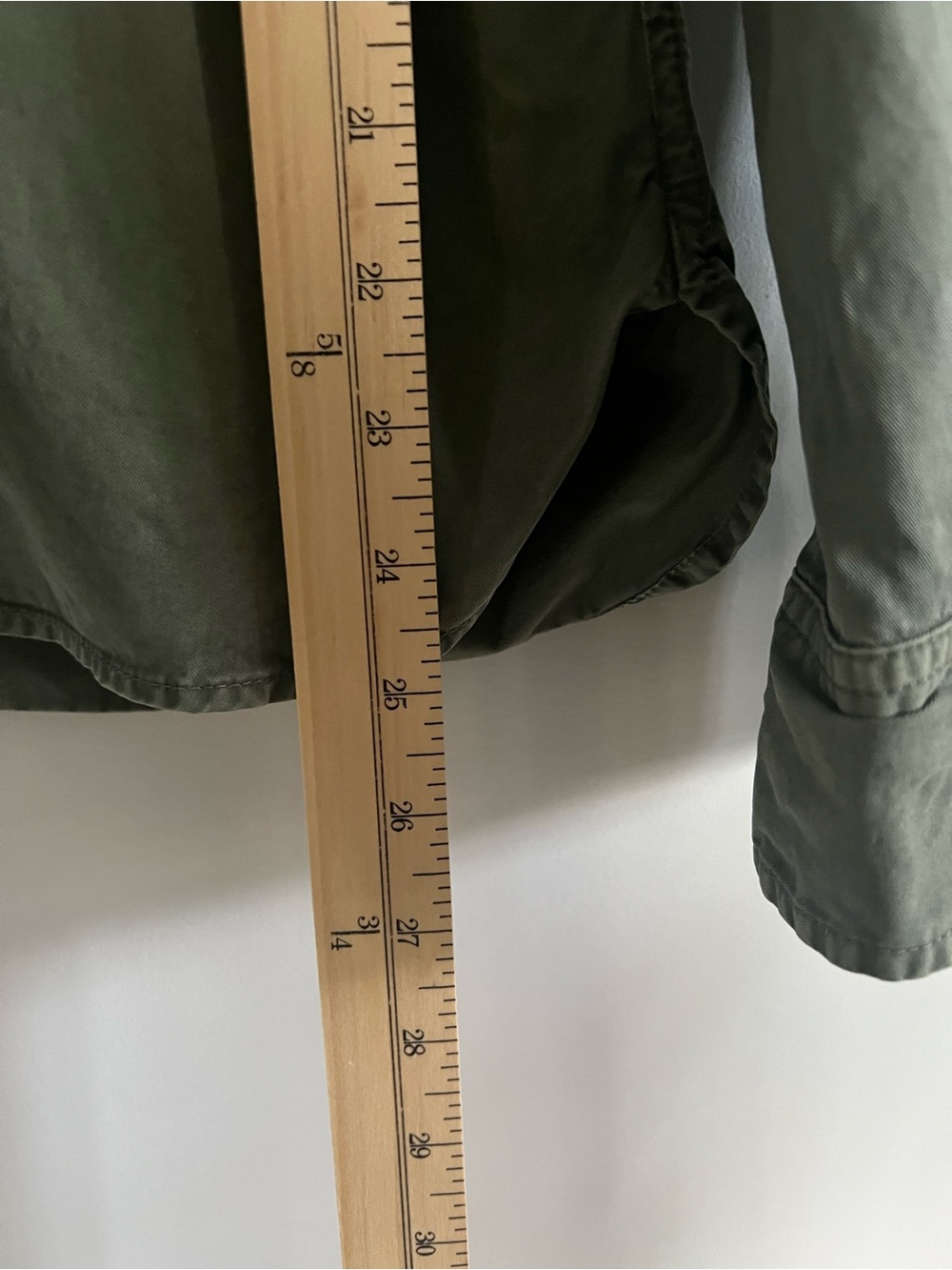 Zadig & Voltaire Taskal Grass Khaki Patch Military Shirt Jacket XS - Picture 9 of 12